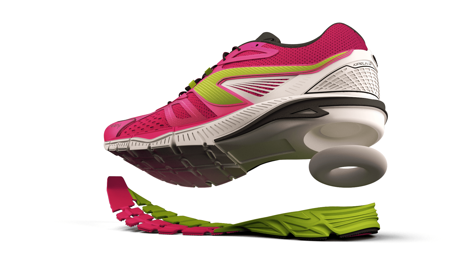 Kalenji Kiprun rendu en rose