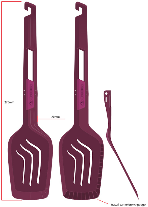 Quechua louche spatule